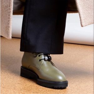 BNIB Dear Frances khaki colour Park Boots, with tags, receipt, dustbag and box.